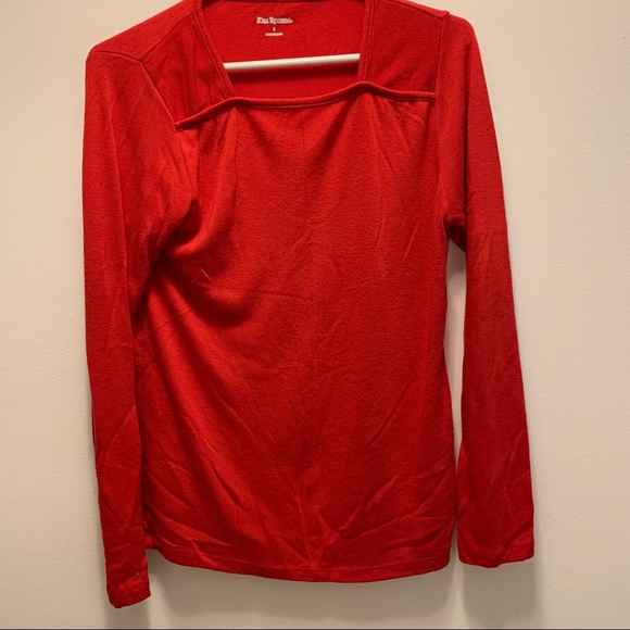 FREE with purchase of $20 or more: Red Long Sleeve Shirt Size Large - Picture 1 of 3